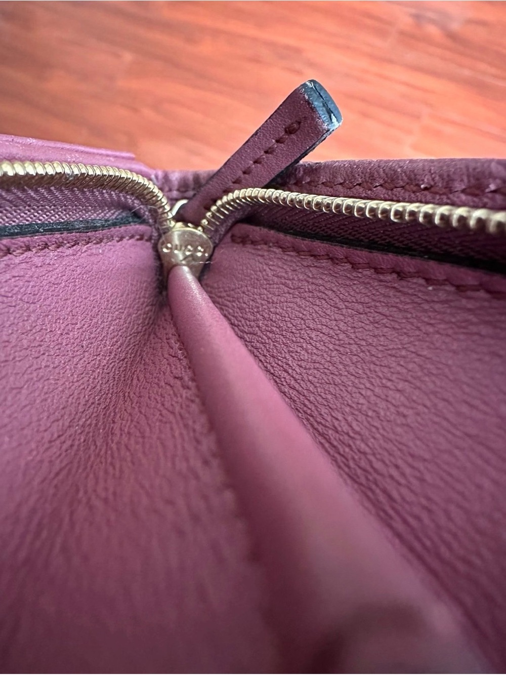 Gucci RARE 1955 horsebit Guccissima Emily chain wallet in very good condition. - Picture 4 of 13
